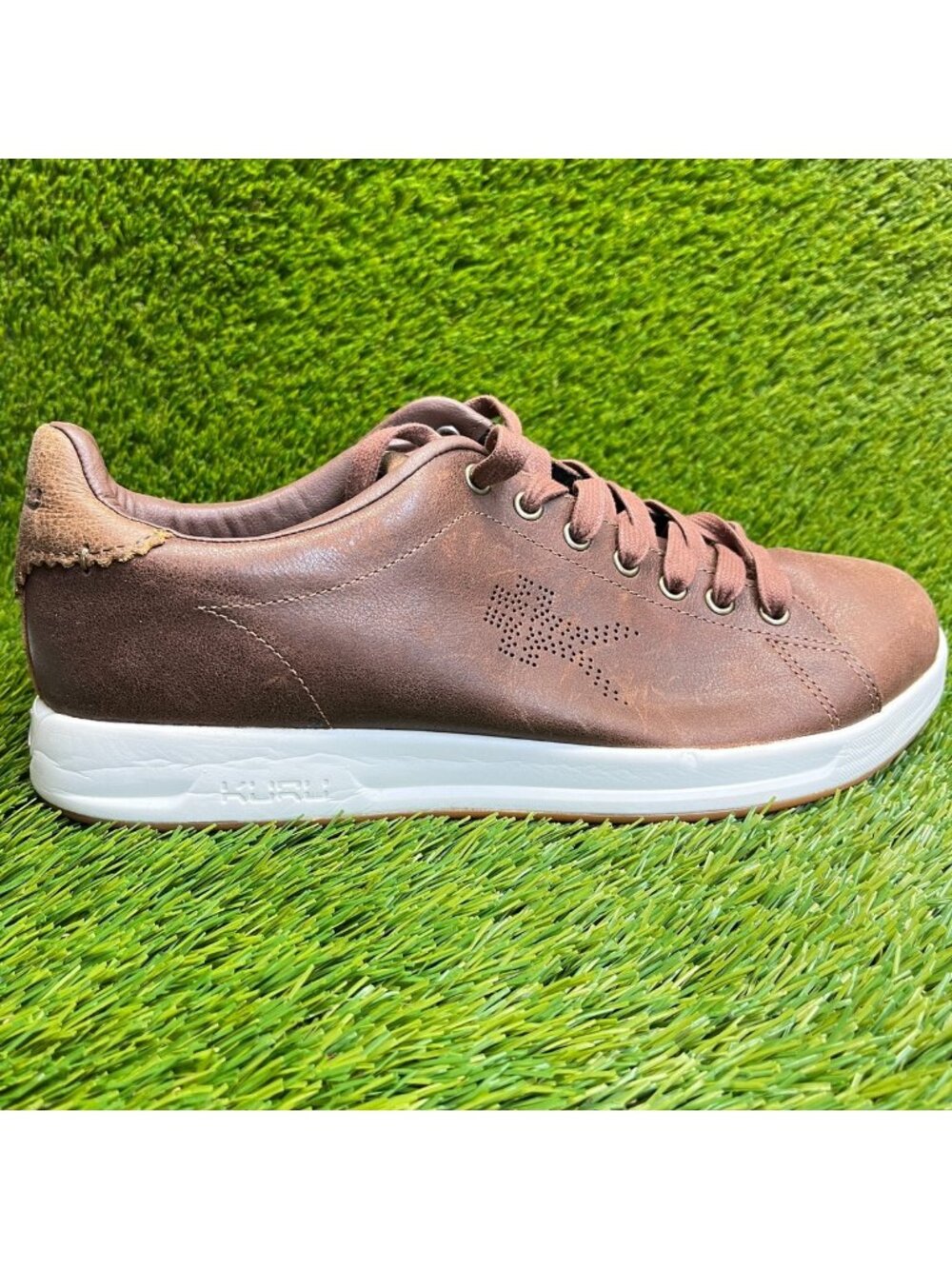 Kuru Roam Classic Court Mens Size 11.5 Brown Athletic Leather Shoes Sneakers